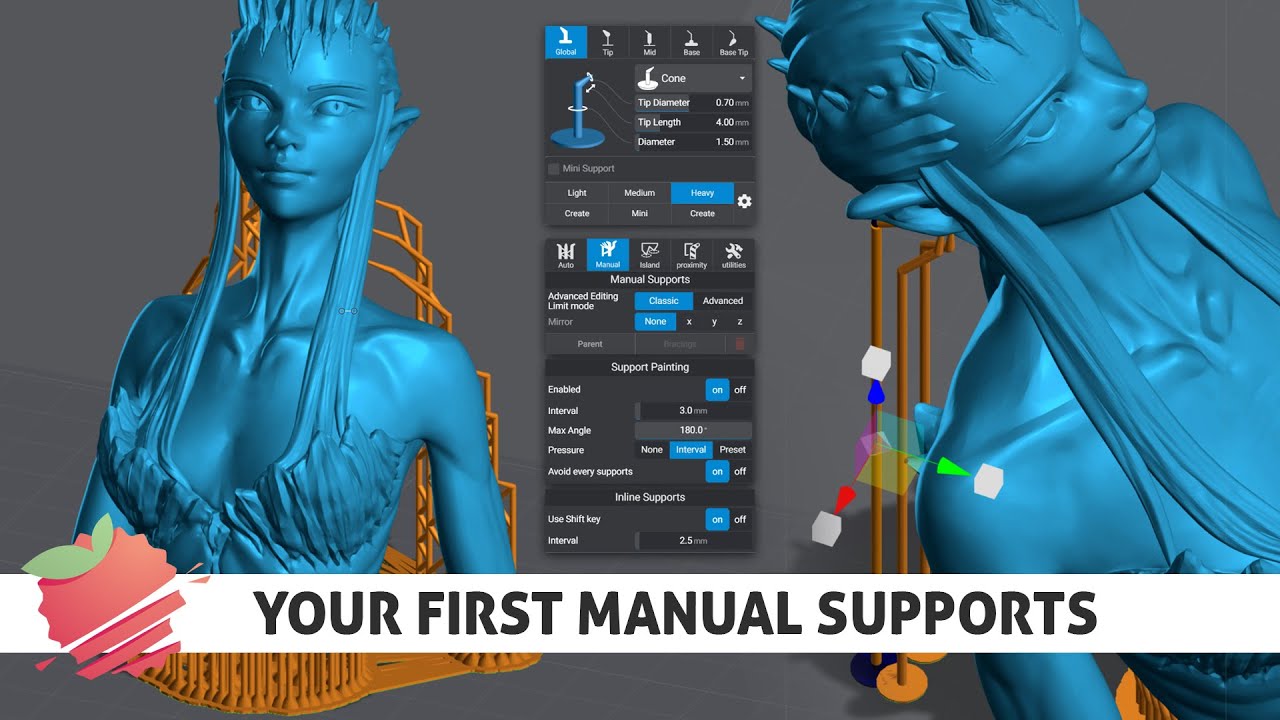 Learn Lychee Slicer - Getting started with manual supports