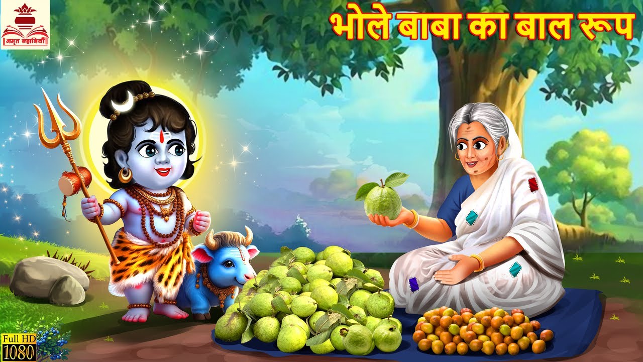 भोले बाबा का बाल रूप | Bhole Baba Ka Baal Roop | Hindi Kahani | Bhakti Kahani | Hindi Cartoon |Story