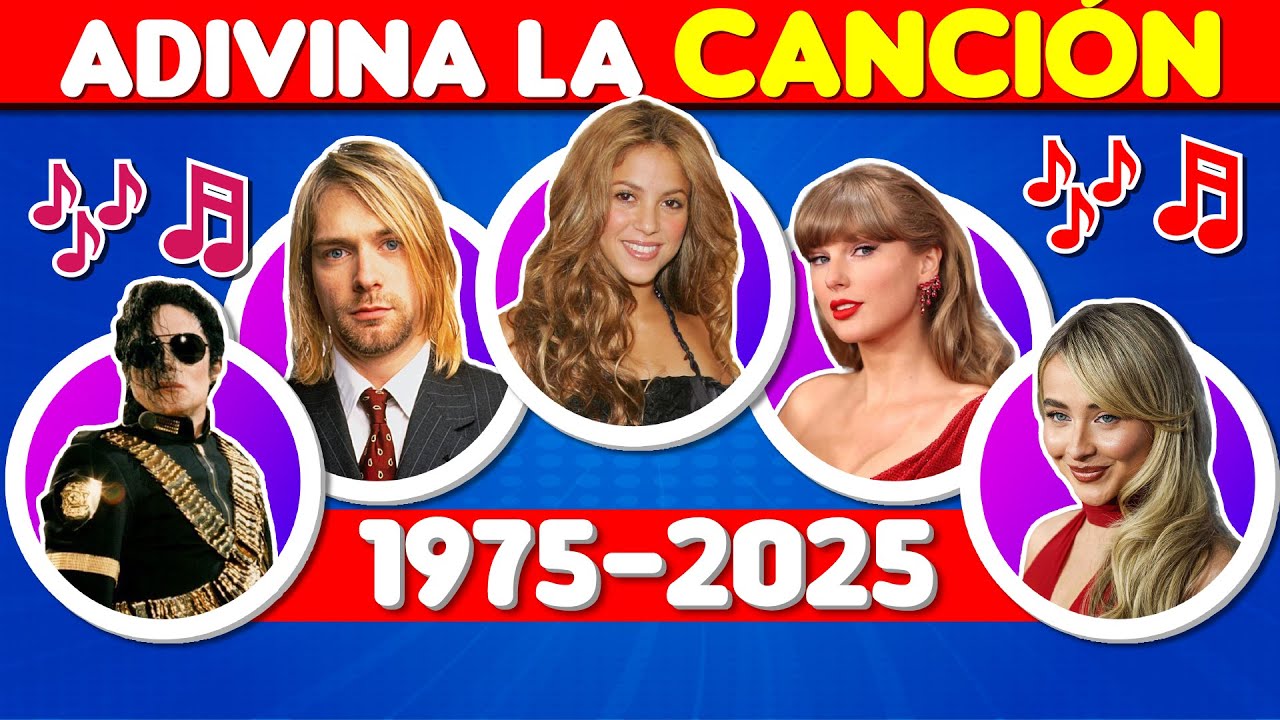 &iexcl;Reto Musical! 🎵 Adivina la Canci&oacute;n del A&ntilde;o ✨ &iexcl;De 1975 a 2025!