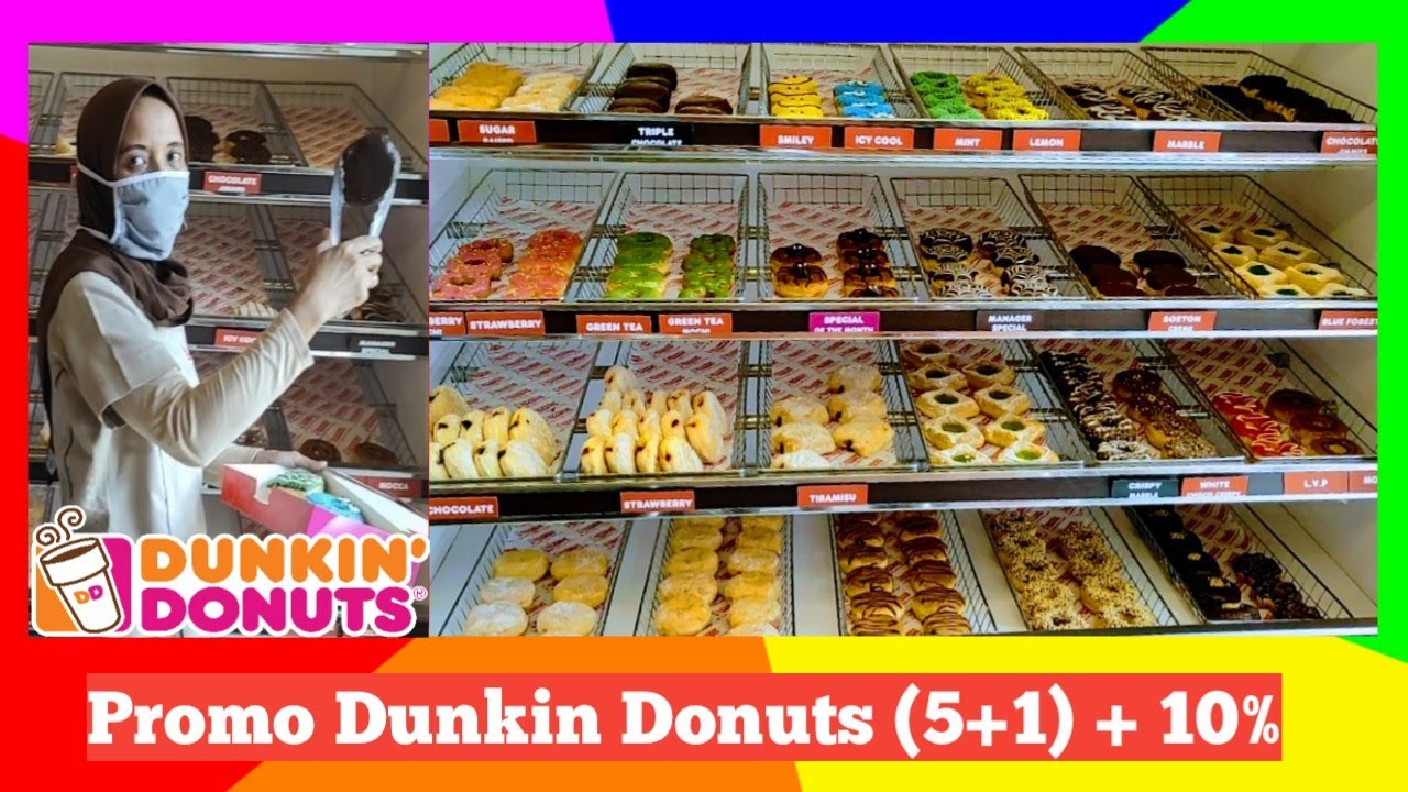 Dunkin Donuts Indonesia Promo 5 Gratis 1 + Discount 10%