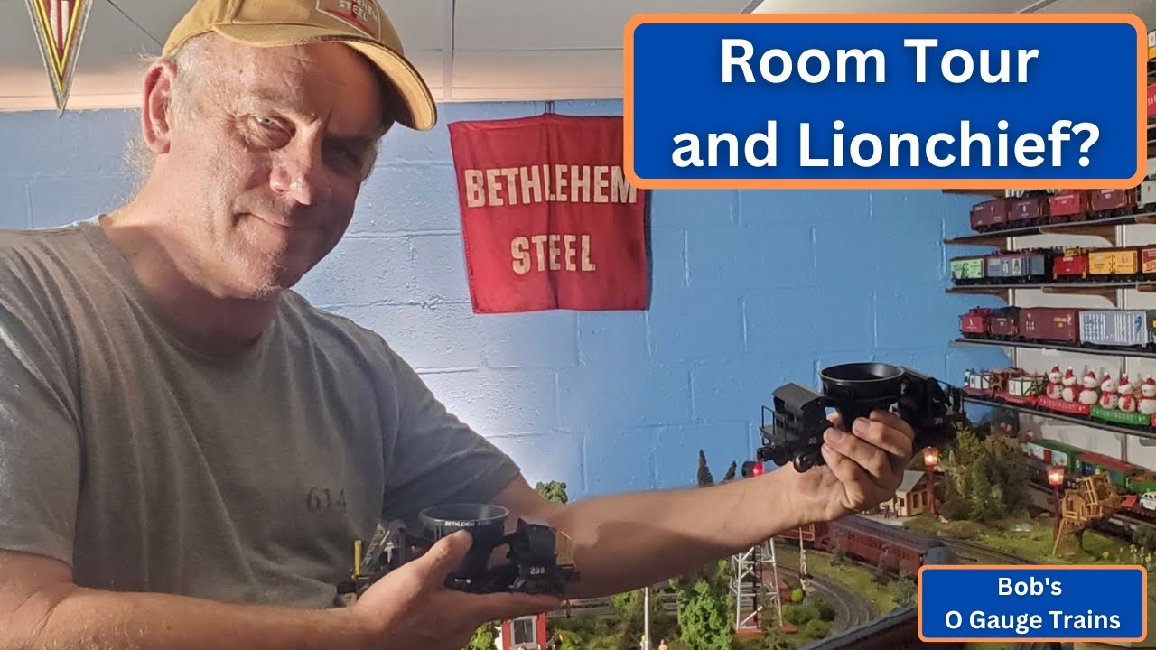 Train Room tour with Lionel Bethlehem Steel
