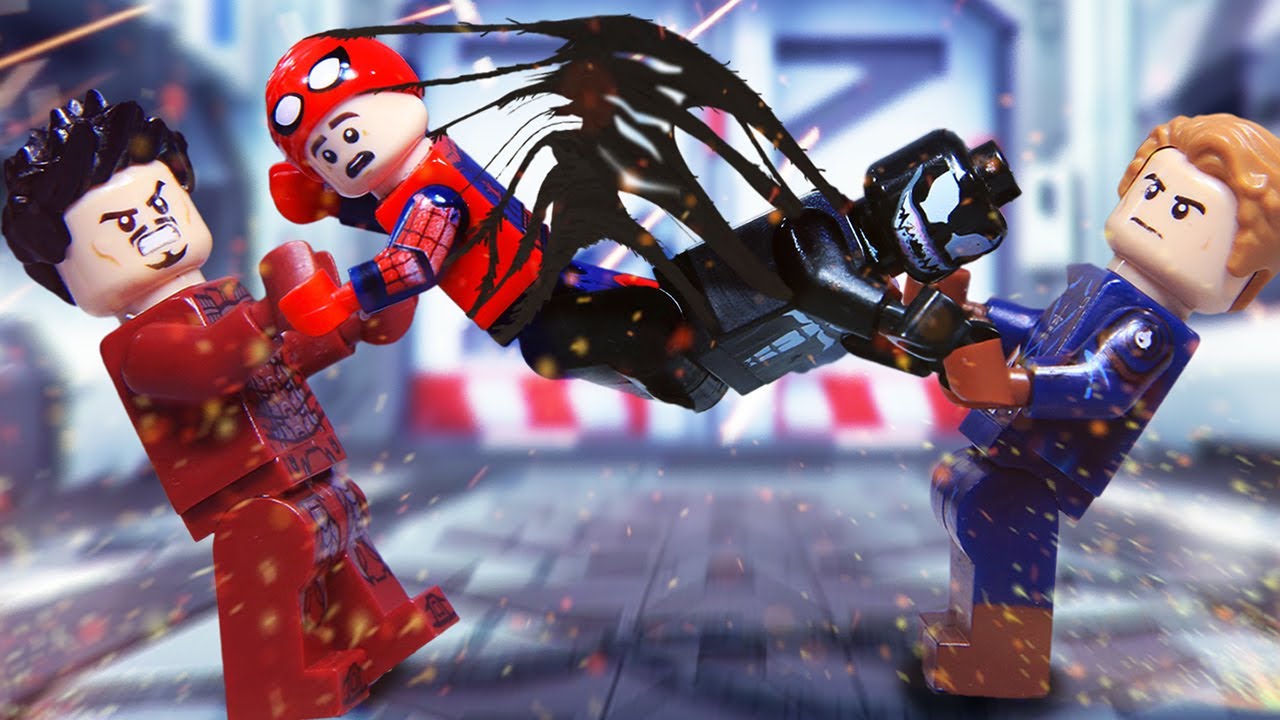 LEGO Venom Control Spiderman | Lego Stop Motion