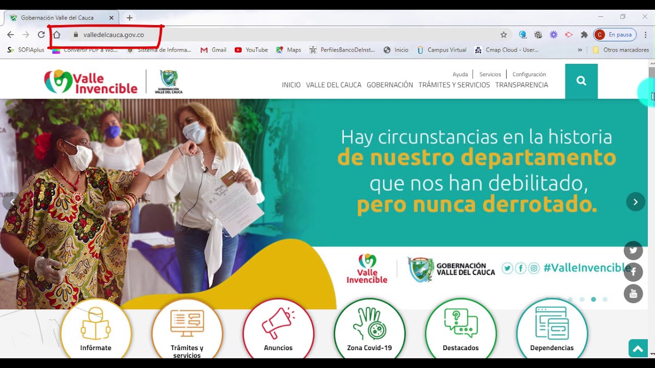 Pasos Para Generar Estampilla Pro-Uceva desde la Pagina de la Gobernación del Valle