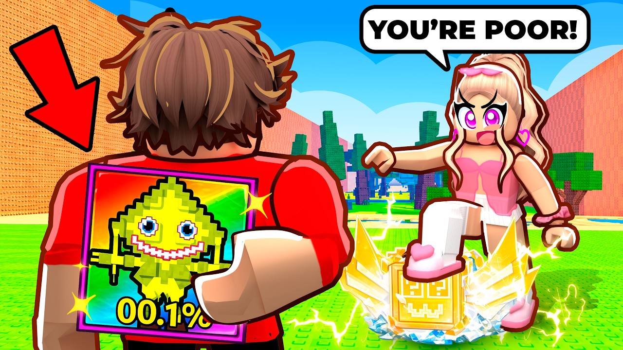Я притворился новичком в игре KICK A LUCKY BLOCK...