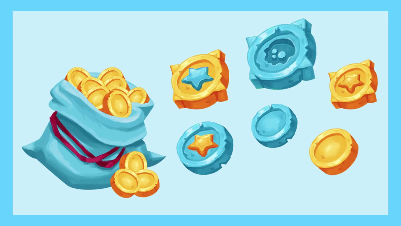 Treasure Items|padlock|money bag|coins|gold ◈ Game icons ◈ Digital Painting Process ✐