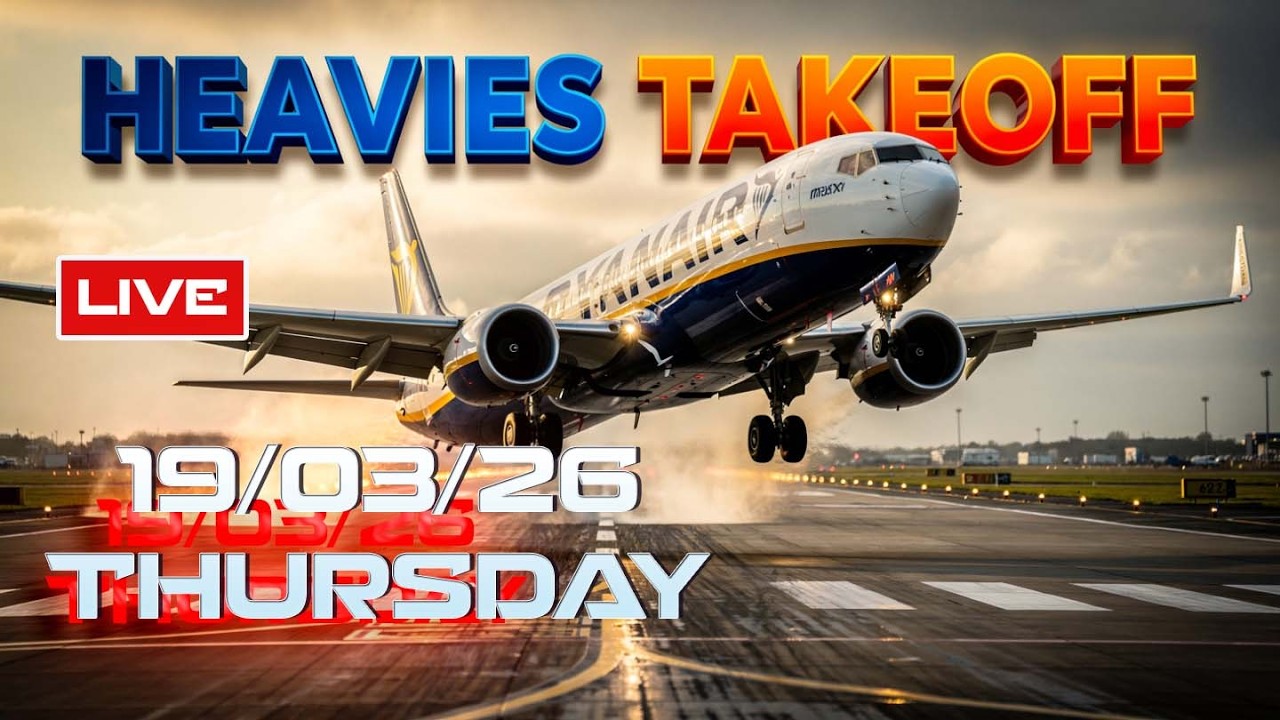 🔴LIVE PLANE SPOTTING! at Dublin Airport (19/03/26) PT2 #live #dublinairport #automobile