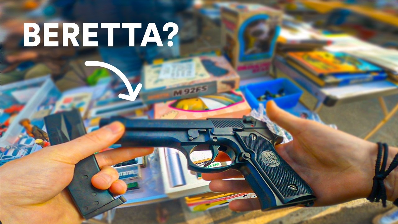 Pistole STRANE e molto altro al MERCATINO dell'usato