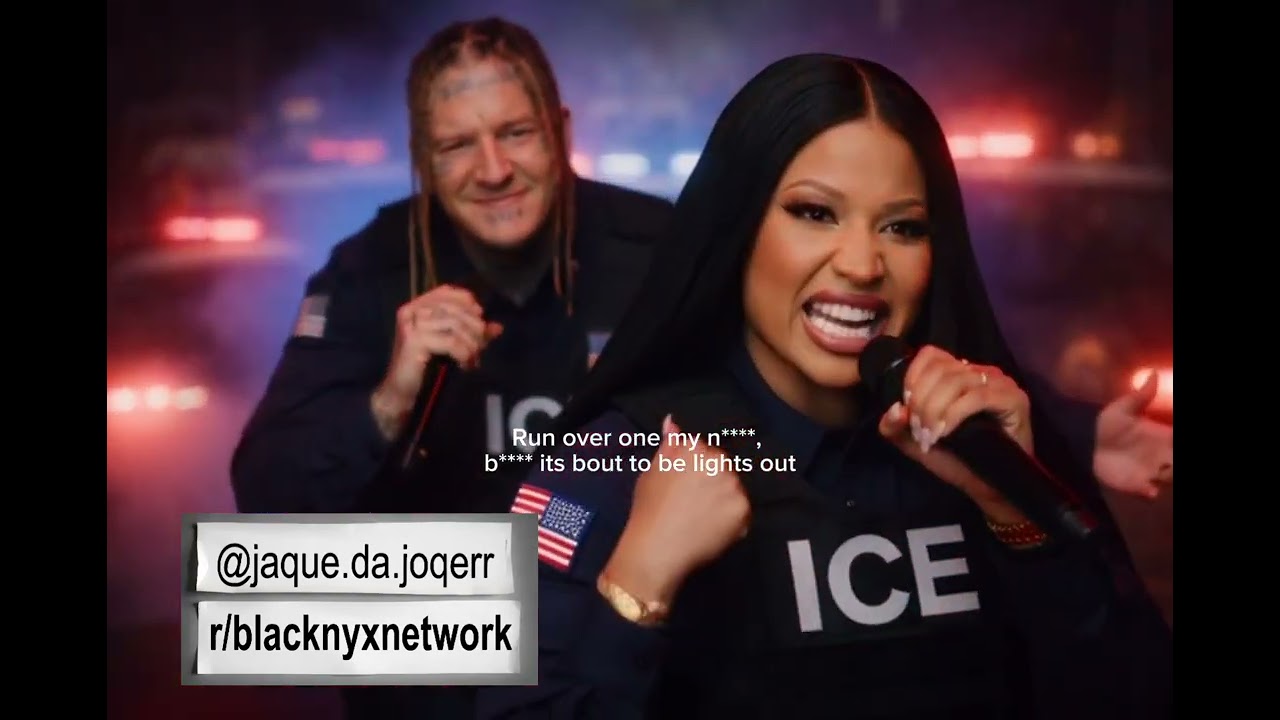 MAGA Minaj - ICE BARBIE ft Tom Macdonald #fyp #hiphop #republican #nickiminaj 