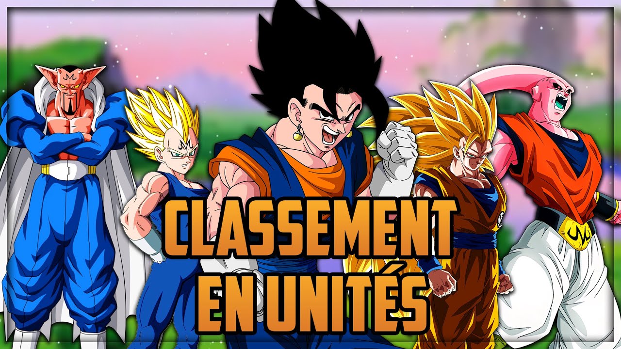 CLASSEMENT DES PUISSANCES en unités - Saga Majin Buu
