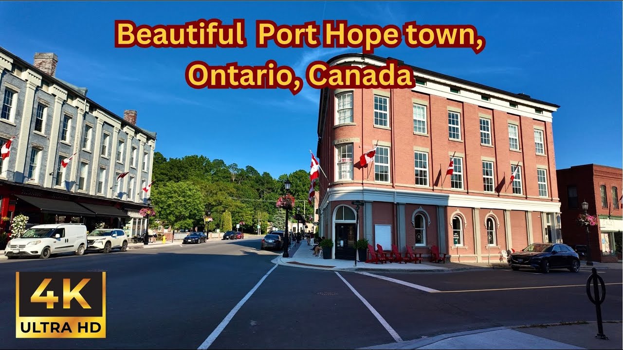 Port Hope | Beautiful Small Town in Ontario 4K HDR Walking Tour