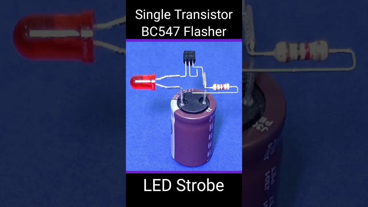 Single Transistor LED Flasher