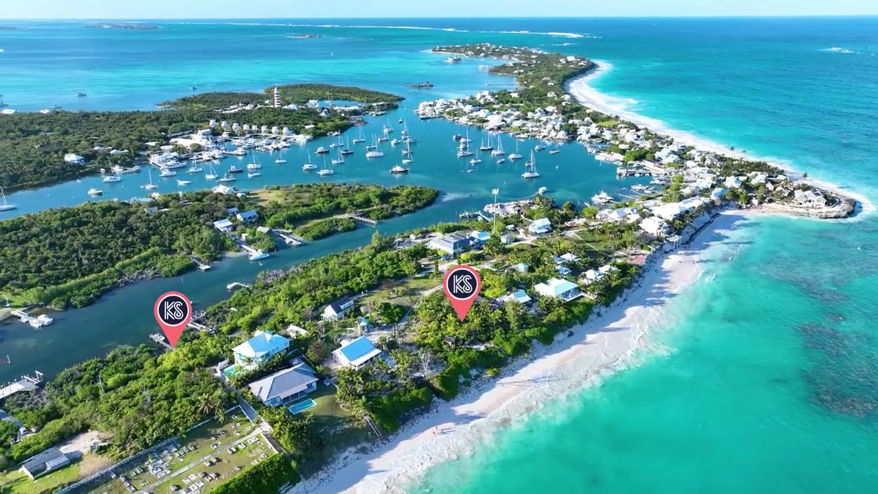 Up A Long Beach & Dock ⋅ Vacant Waterfront Property in Hope Town ⋅ Elbow Cay ⋅ Bahamas