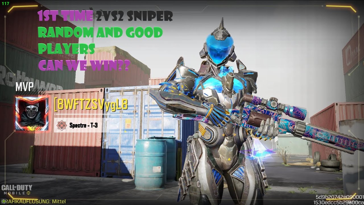 2vs2 Sniper Shipment Call of Duty Mobile Codm