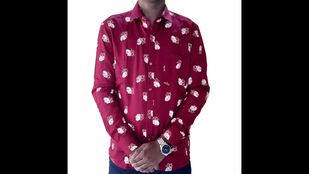 Wholesale: Pure Cotton, Twill, Laffer Fabric Printed Shirt