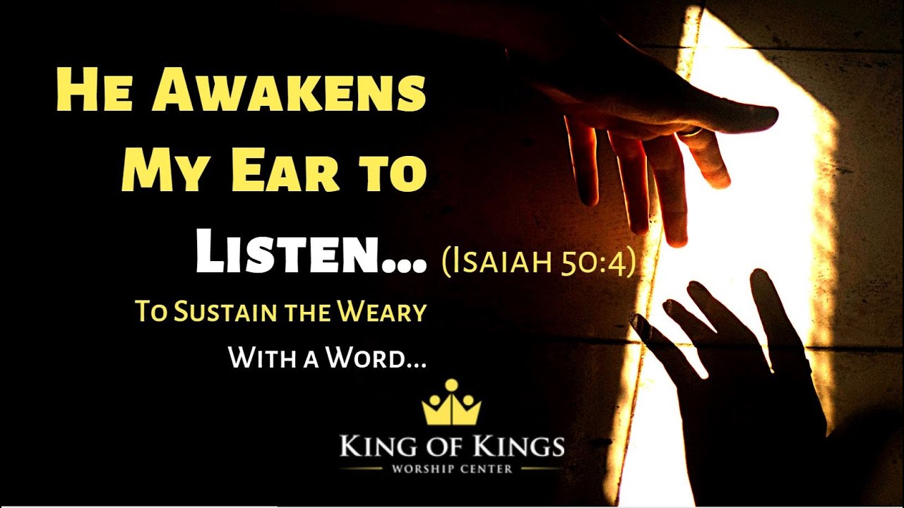 Peter Roselle: He Awakens My Ear to Listen (Isaiah 50:4)