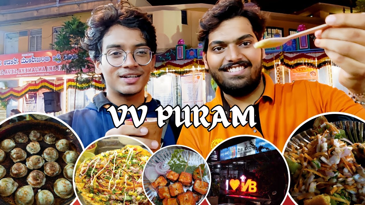 VV Puram Food Street | Must-Try Street Food in Bengaluru🍽️ | Zone Bengaluru - Ep 1 | Food Vlog 2025