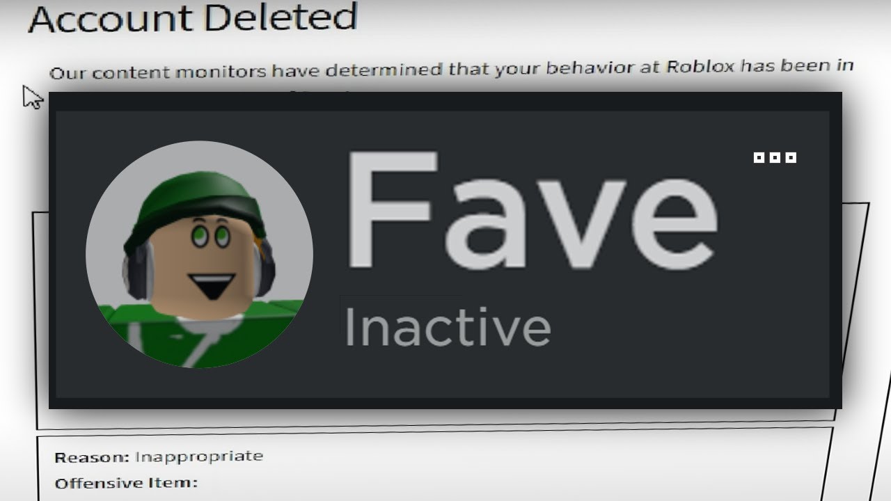 Why Fave can't get UNBANNED... (Roblox)