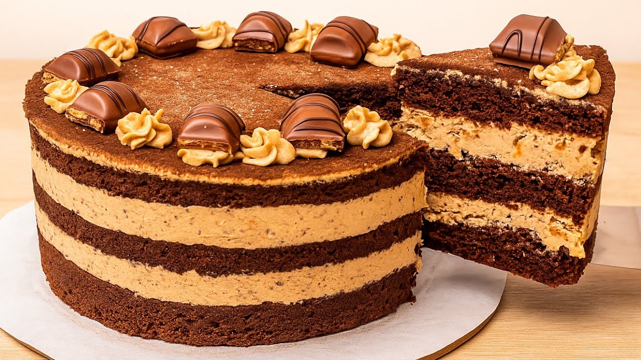 The BEST Kinder Bueno Cake You&rsquo;ll Ever Make!🤍🍫