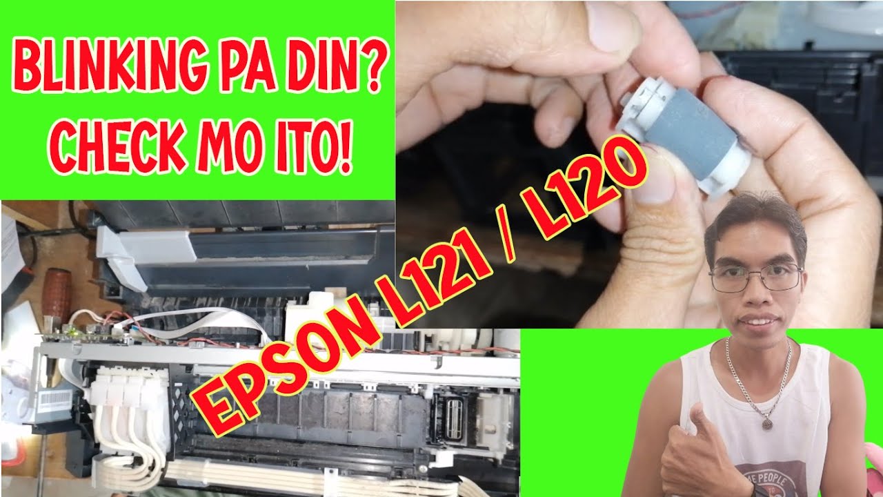 EPSON L121, EPSON l120 BLINKING RED AND GREEN AT THE SAME TIME | PAPER JAM ERROR FIX | TUTORIAL