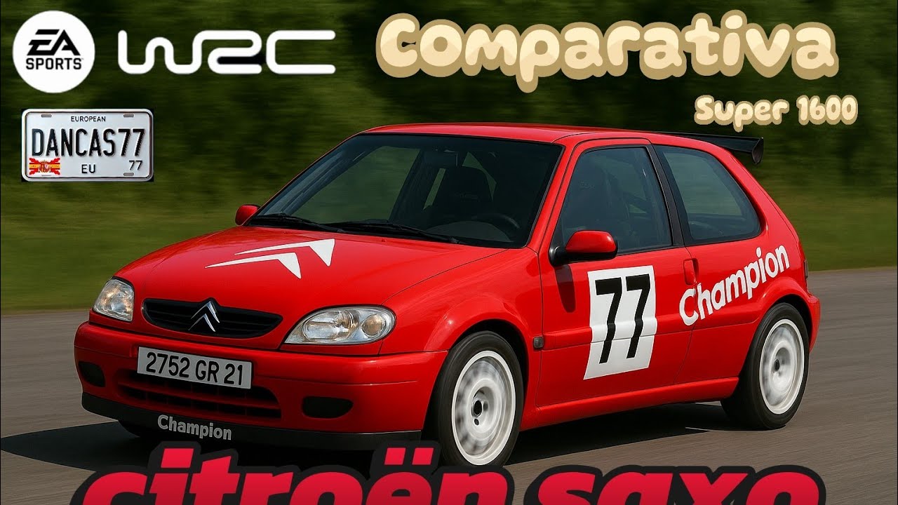 🦸 Super -1600, 🇭🇷Comparativa! 🇫🇷 Citroen saxo, ⏱️8:10:6