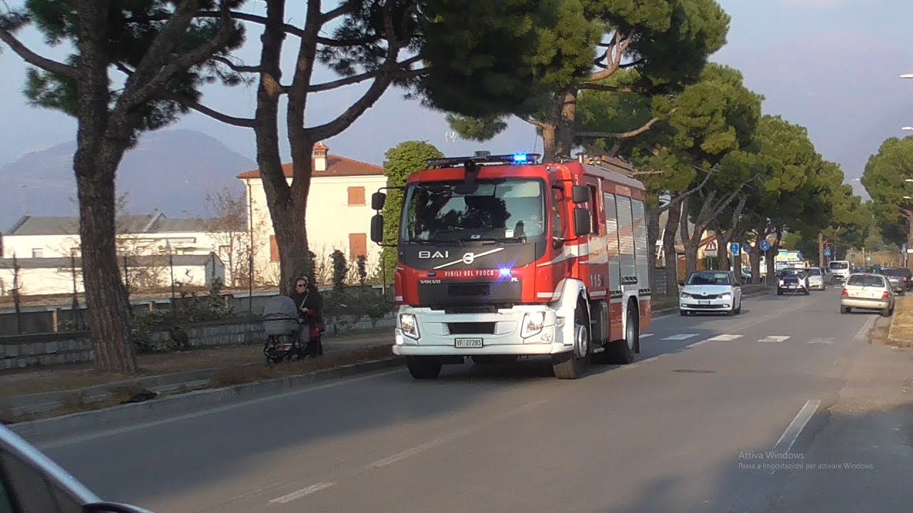 APS Volvo Vigili del Fuoco Brescia in emergenza