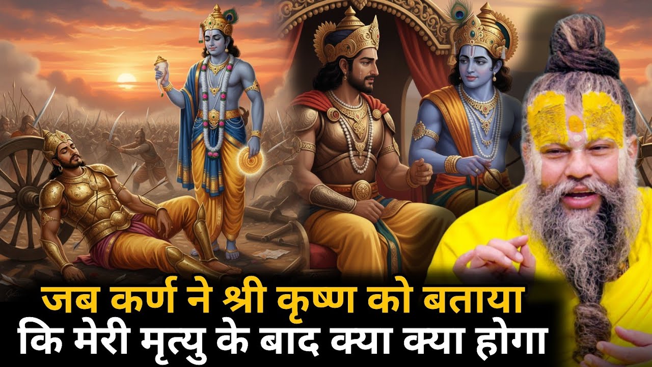 क्यों सच्चाई जानते हुए भी कर्ण ने अपनाई मृत्यु 🤯जब श्री कृष्ण ने बताई कर्ण को उनके जन्म की सच्चाई 🤔🙏