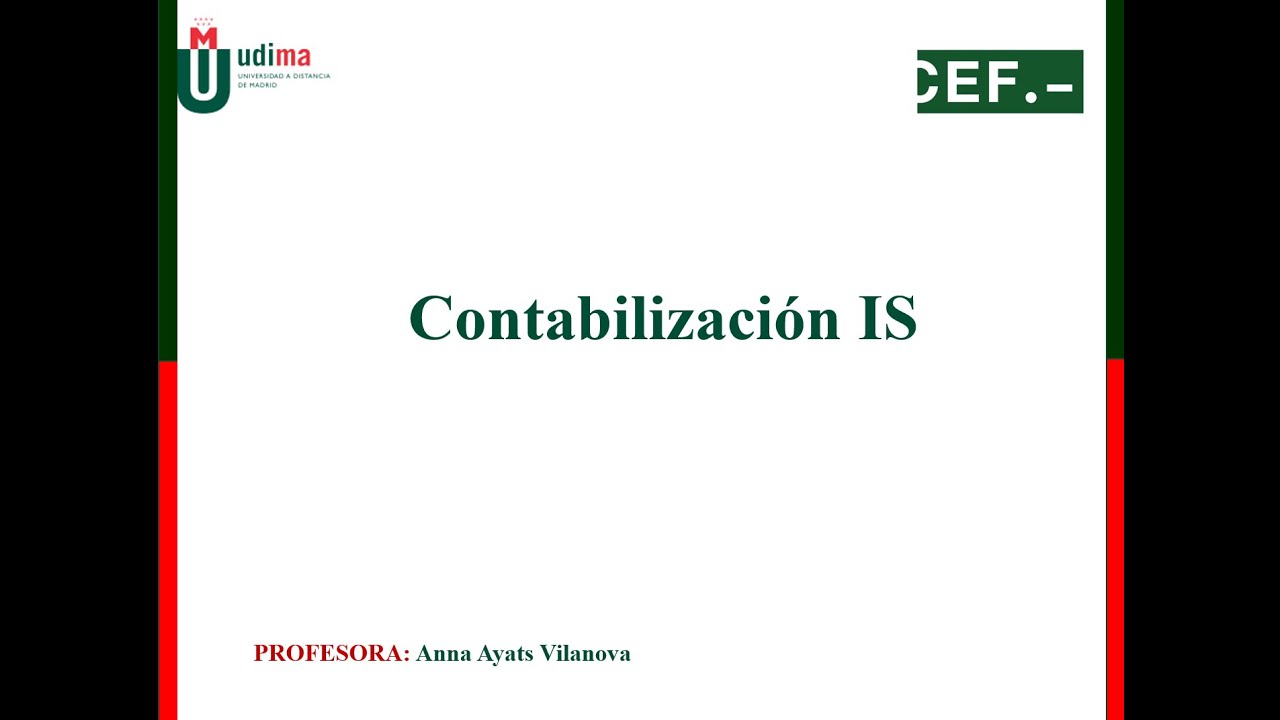 02  Contabilización del Impuesto de Sociedades