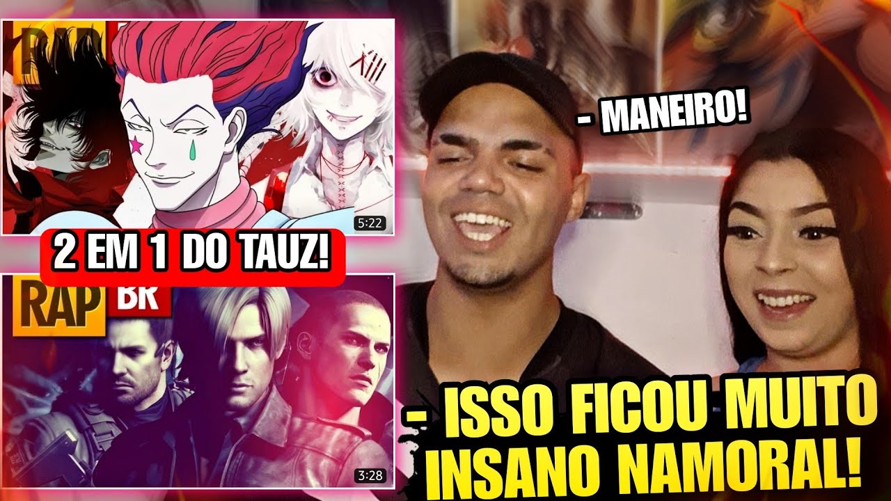 React - Rap dos Insanos | Ft. Basara e Black Sagaro + Rap do Resident Evil 6 | Tauz RapGame
