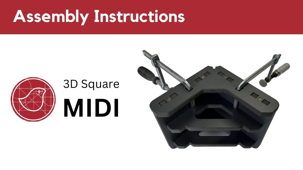 The New Midi Pro 3D Assembly Square - Instructions for Assembly