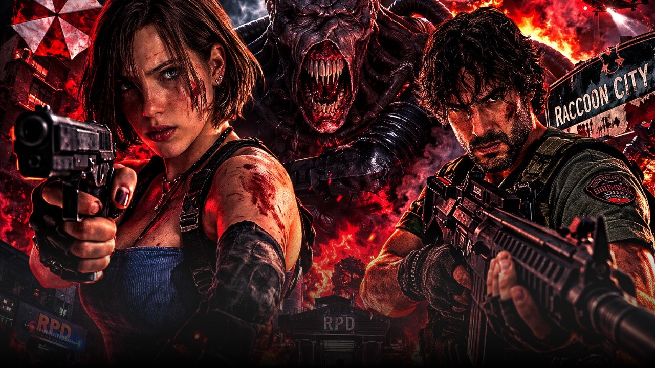 RESIDENT EVIL 3 ROCK | Nemesis Está Vindo 🔥 (Jill Valentine & Carlos Song)