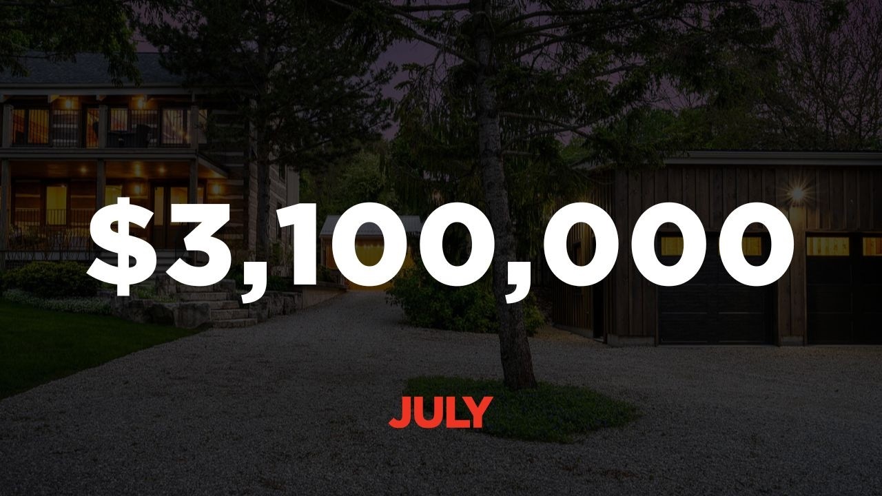 🏆 $3,100,000 Custom Four Season Georgian Bay View With Guest House and Pool in Blue Mountains, ON