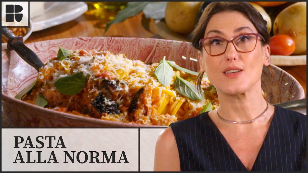 Pasta alla Norma: com molho de tomate, berinjela e ricota | Paola Carosella | Alma de Cozinheira