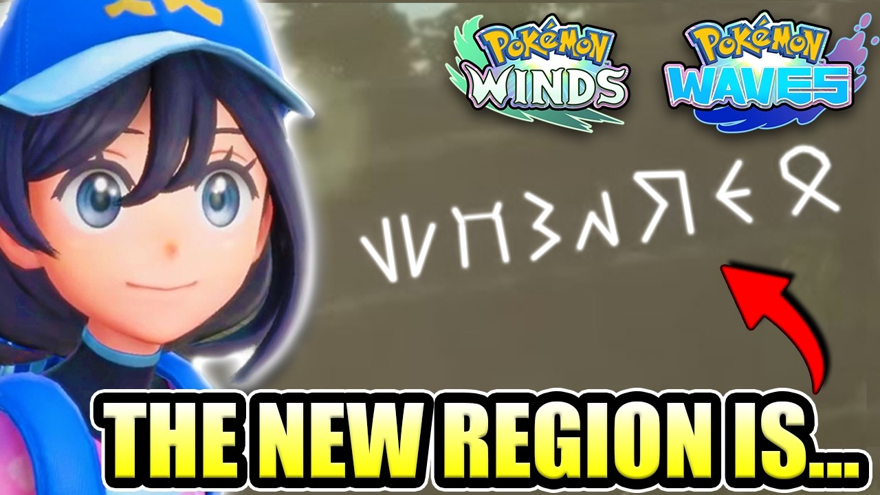 THAT is the NEW Gen10 Region in Pokémon Winds & Pokémon Waves!