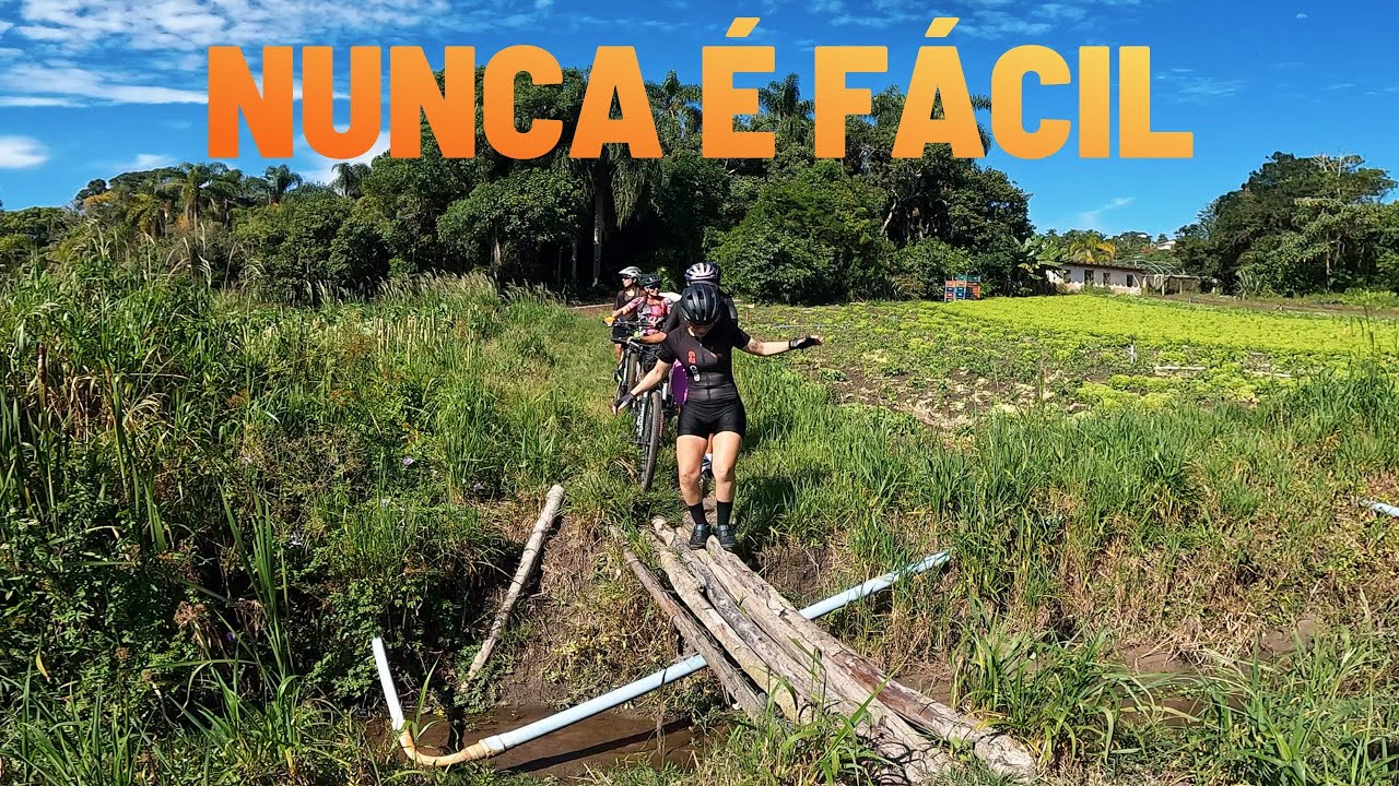 ACONTECEU DE TUDO NESTE PEDAL! Cachoeira do tobogã e do Paçoca | CarlosBarrosBike