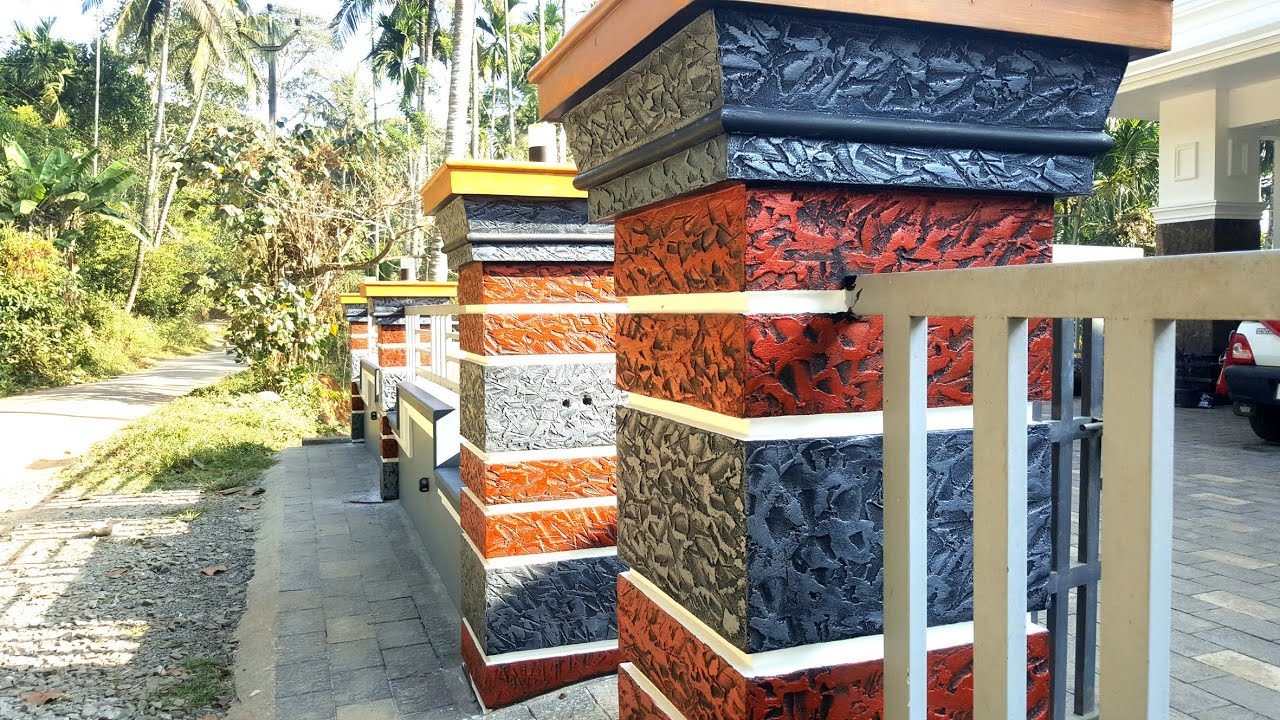 wall texture designing|new cladding texture design|compound wall filler texture painting