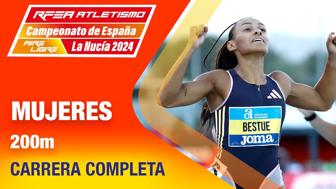 Final 200m Mujeres - Campeonato de España La Nucía 2024 - Jaël Sakura Bestué