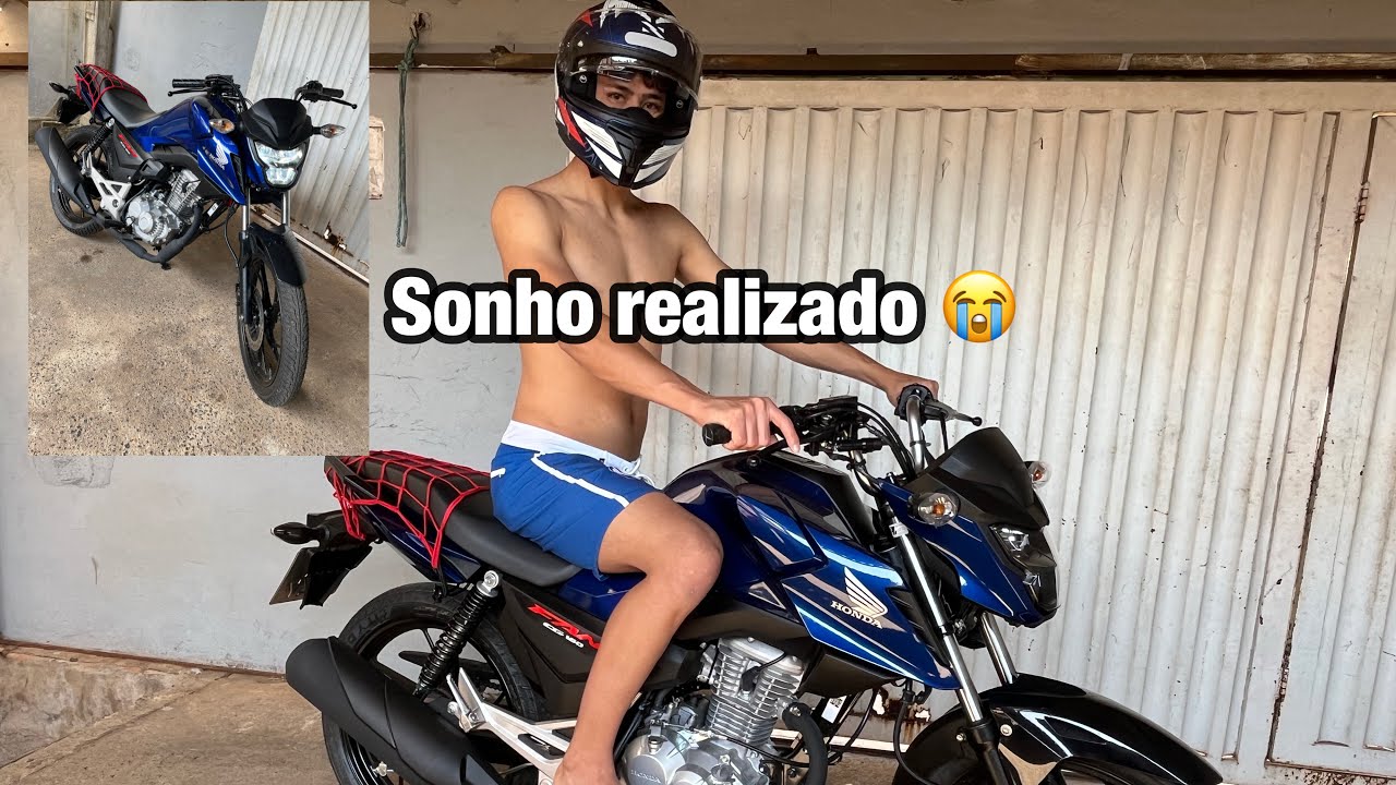 COMPREI MINHA PRIMEIRA MOTO! *fan160 2025*0km*