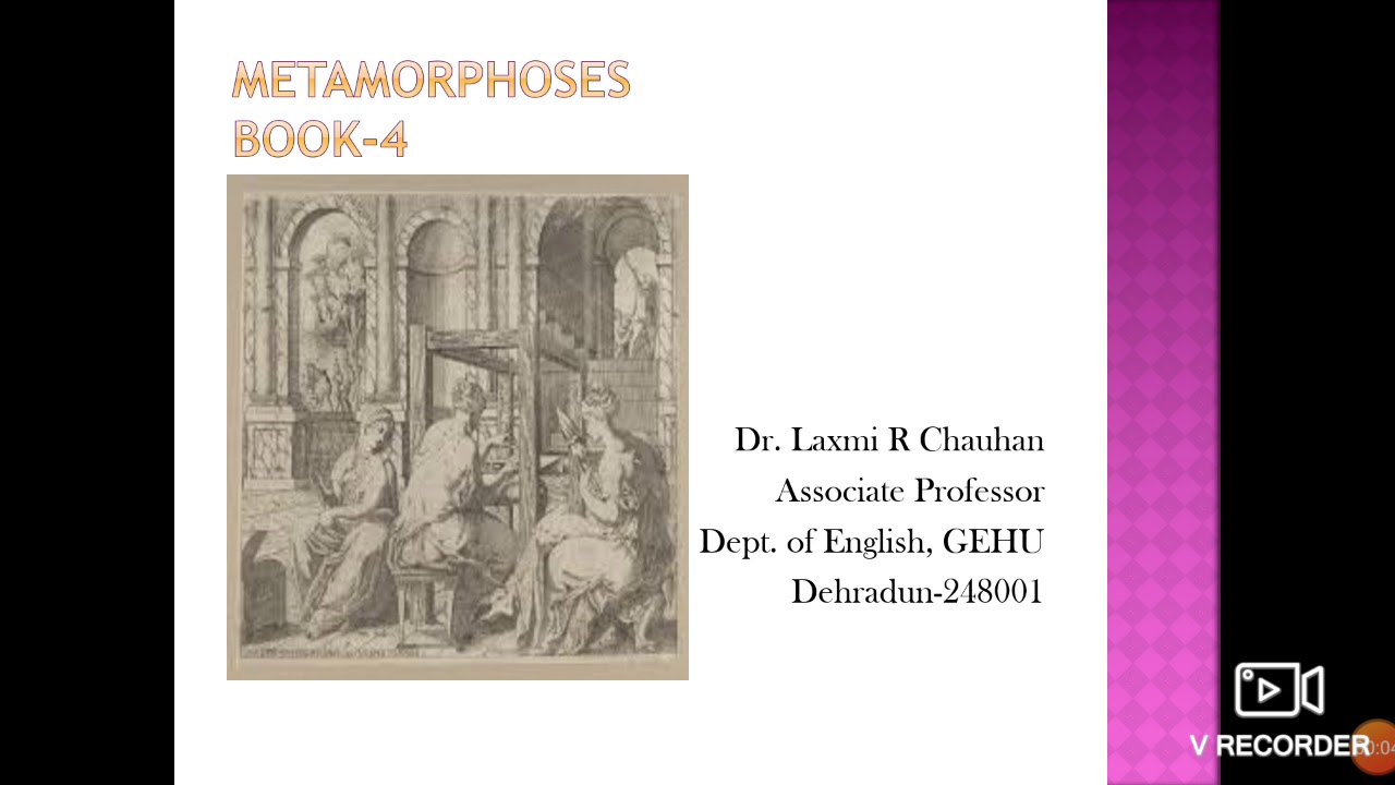 Metamorphoses  Book 4