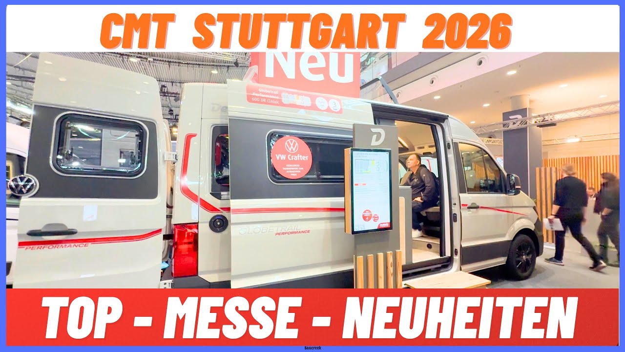 CMT Stuttgart 2026 Günstiger Kastenwagen von Bürstner B66 C 600 mit Automatikgetriebe.