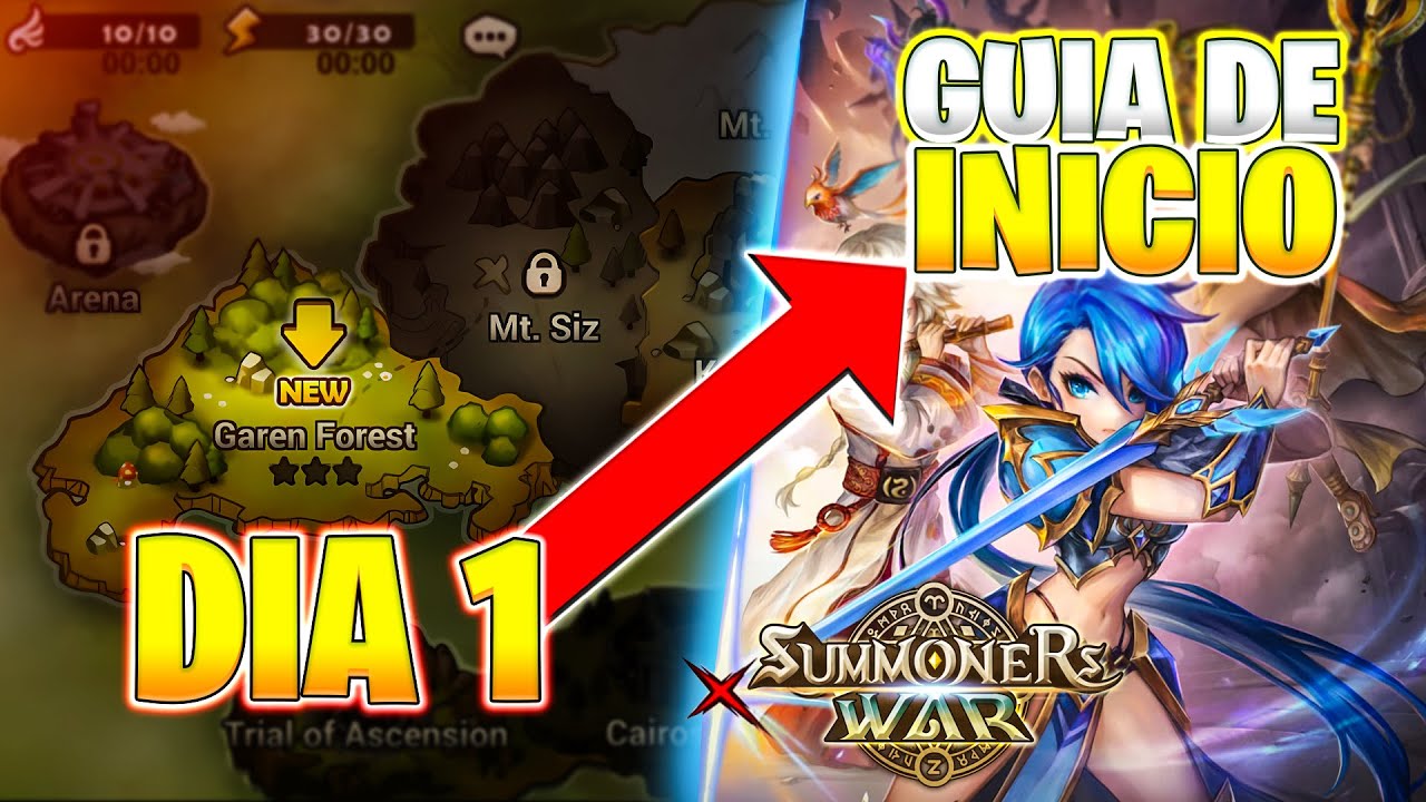 Summoners War : 5 КЛЮЧЕВЫХ СЕКРЕТОВ для УСПЕШНОГО ПЕРВОГО ДНЯ! | Эксклюзивное РУКОВОДСТВО [ЭП.1]