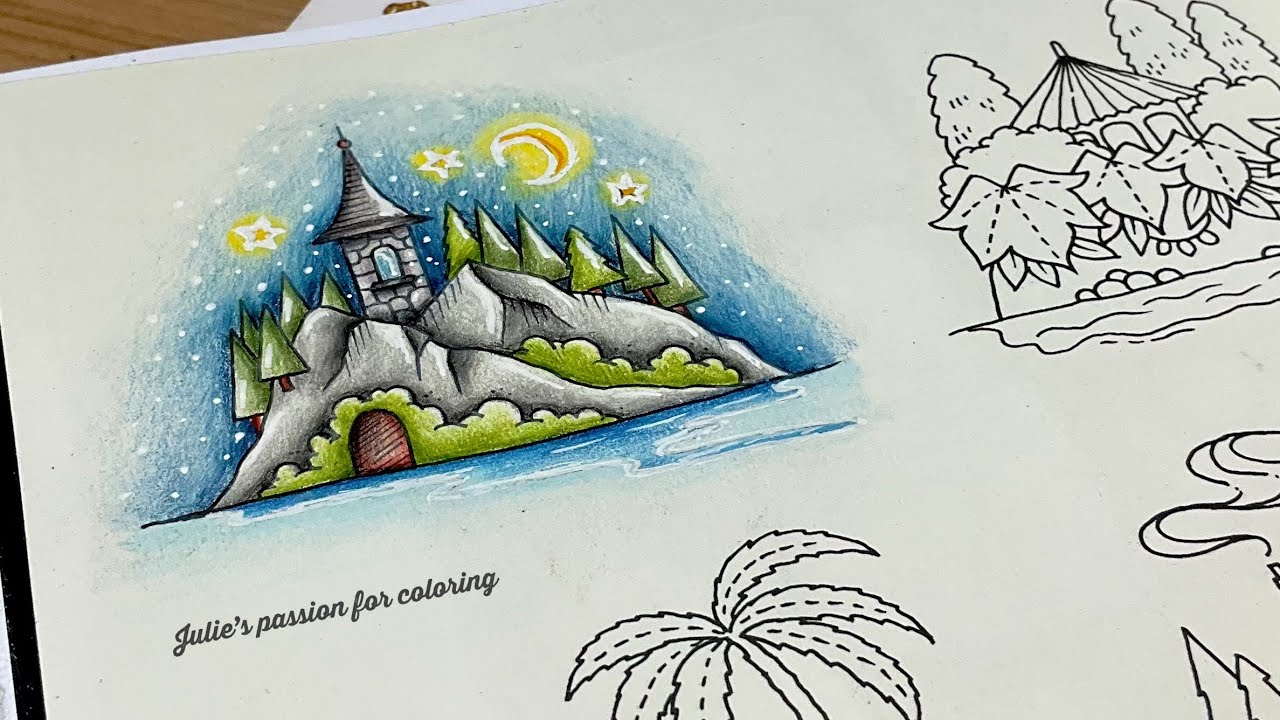 📚 Small victories by Johanna Basford ✏️ Derwent Chromaflow pencils - easy coloring tutorial