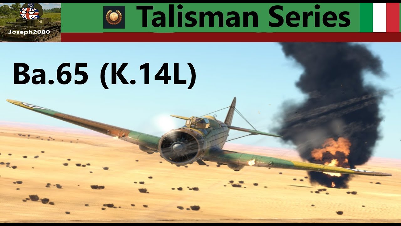 War Thunder. Серия «Талисман». Ba.65 (K.14) L. Какая парочка грязных матчей!