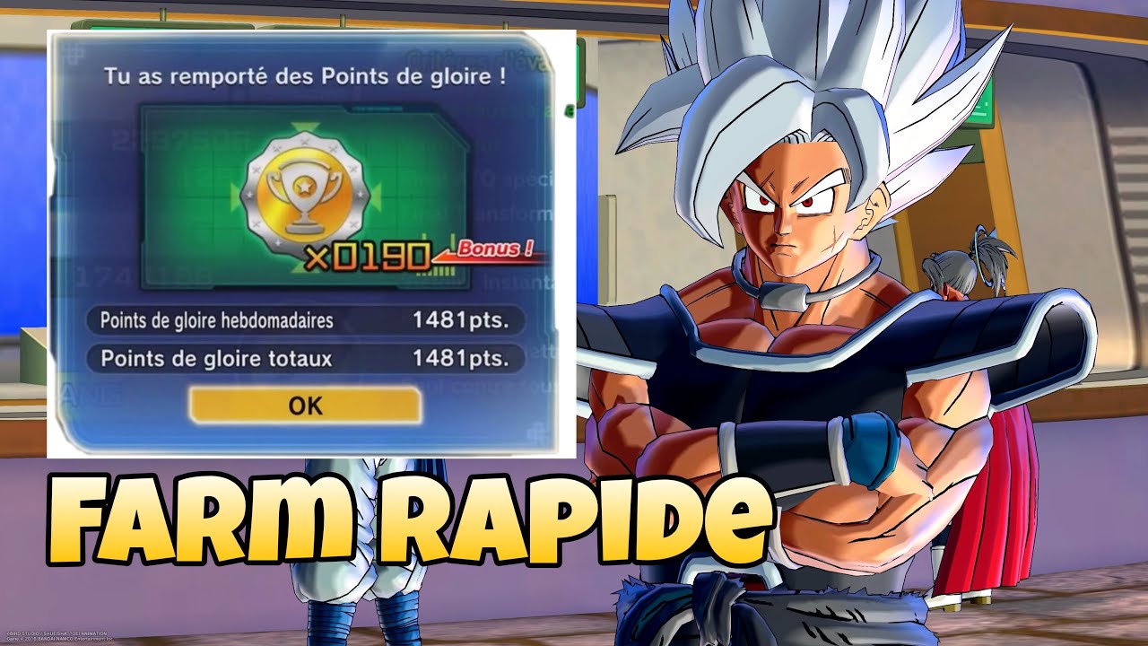 FARM LES POINTS DE GLOIRE RAPIDEMENT POUR LE 4E FESTIVAL DE DRAGON BALL XENOVERSE 2 !