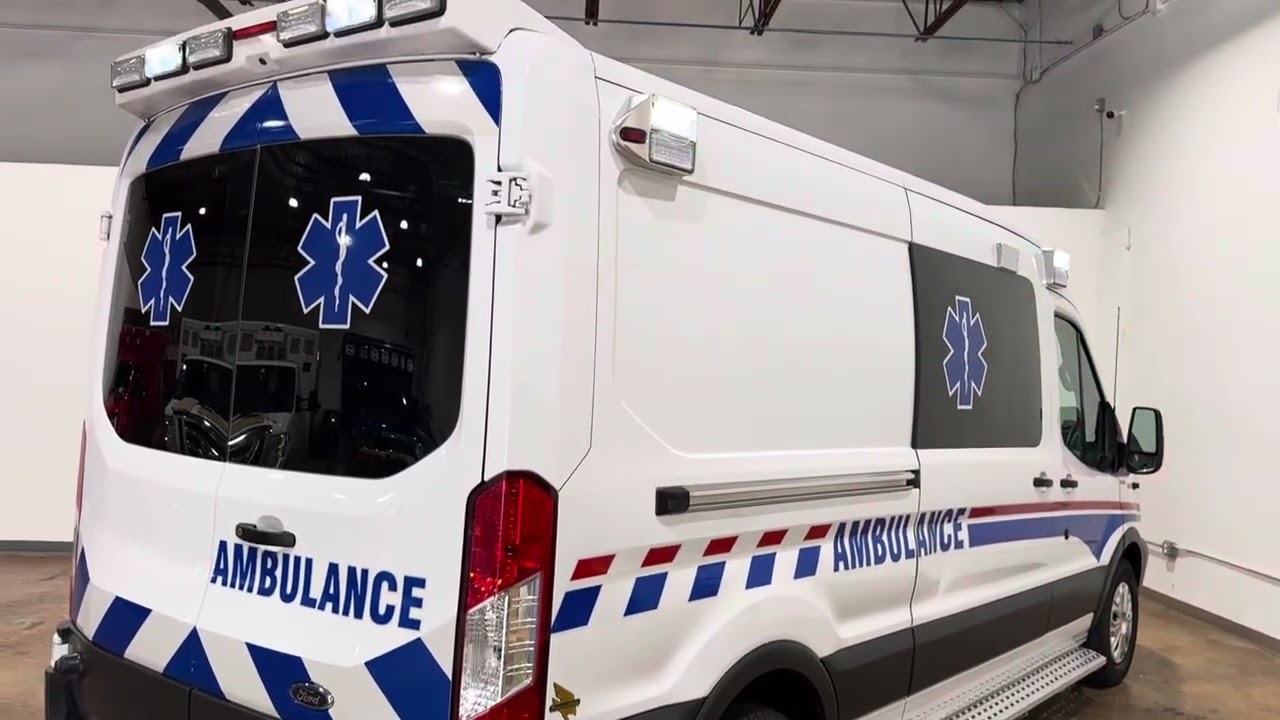 AEV Type II Ambulance Ford Transit - 2018 3.7L V6 Gas - Pilip Ambulances Emergency Vehicles 🚑🚨