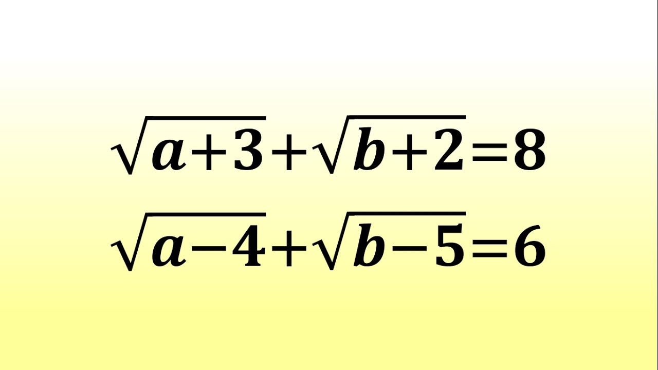 System of Radical Equations | 99% Failed to Crack These!