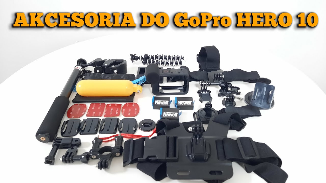 AKCESORIA DO GOPRO HERO 10 MEDIA MOD I ZAMIENNIK BATERII NEWELL Z ŁADOWARKĄ I TANI ZESTAW Z ALLEGRO