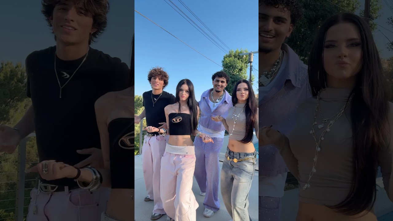 The squad you needed&hearts;️​⁠​⁠@nevaaada #chiara #nevada #samro #aidan #chiarasam #shorts #dance