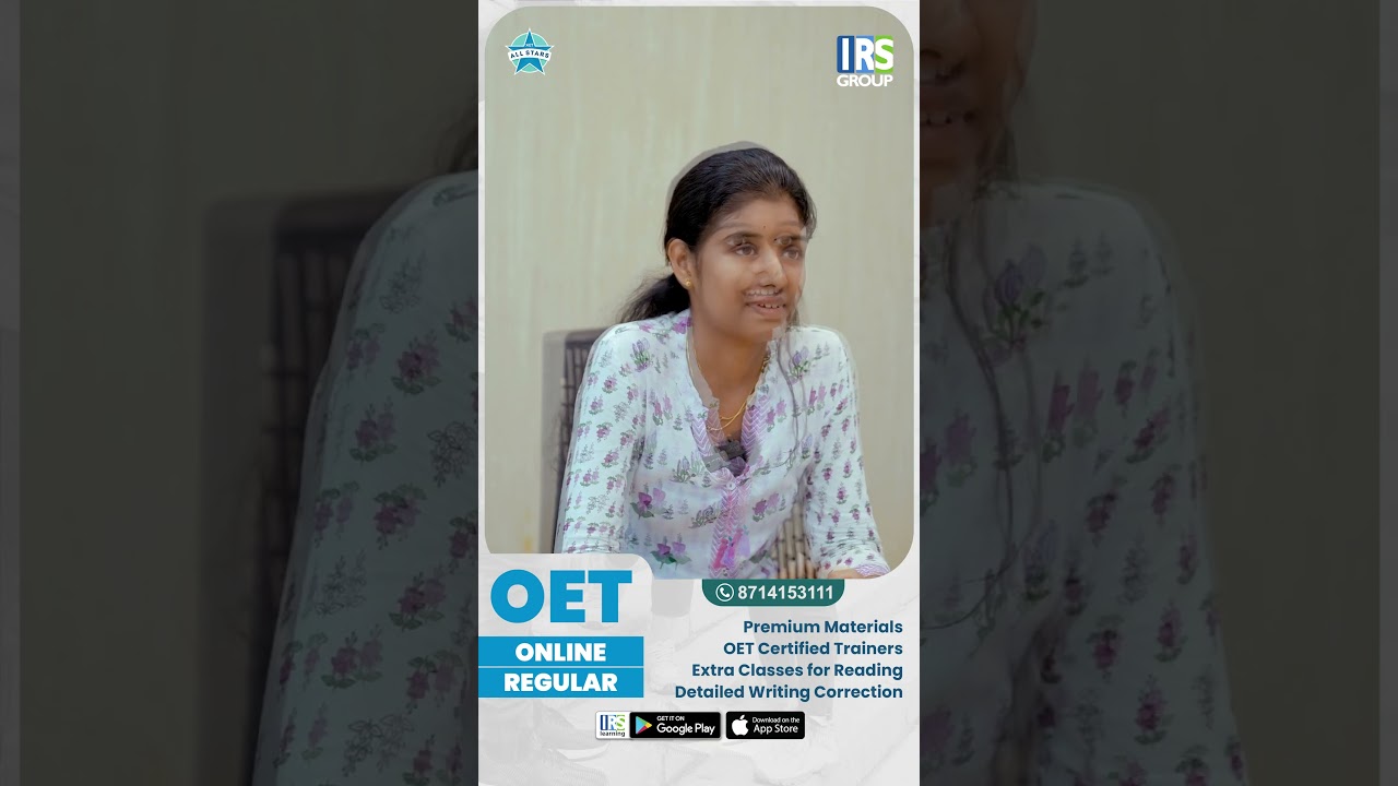 OET Coaching | Online OET Preparation | IRS Group