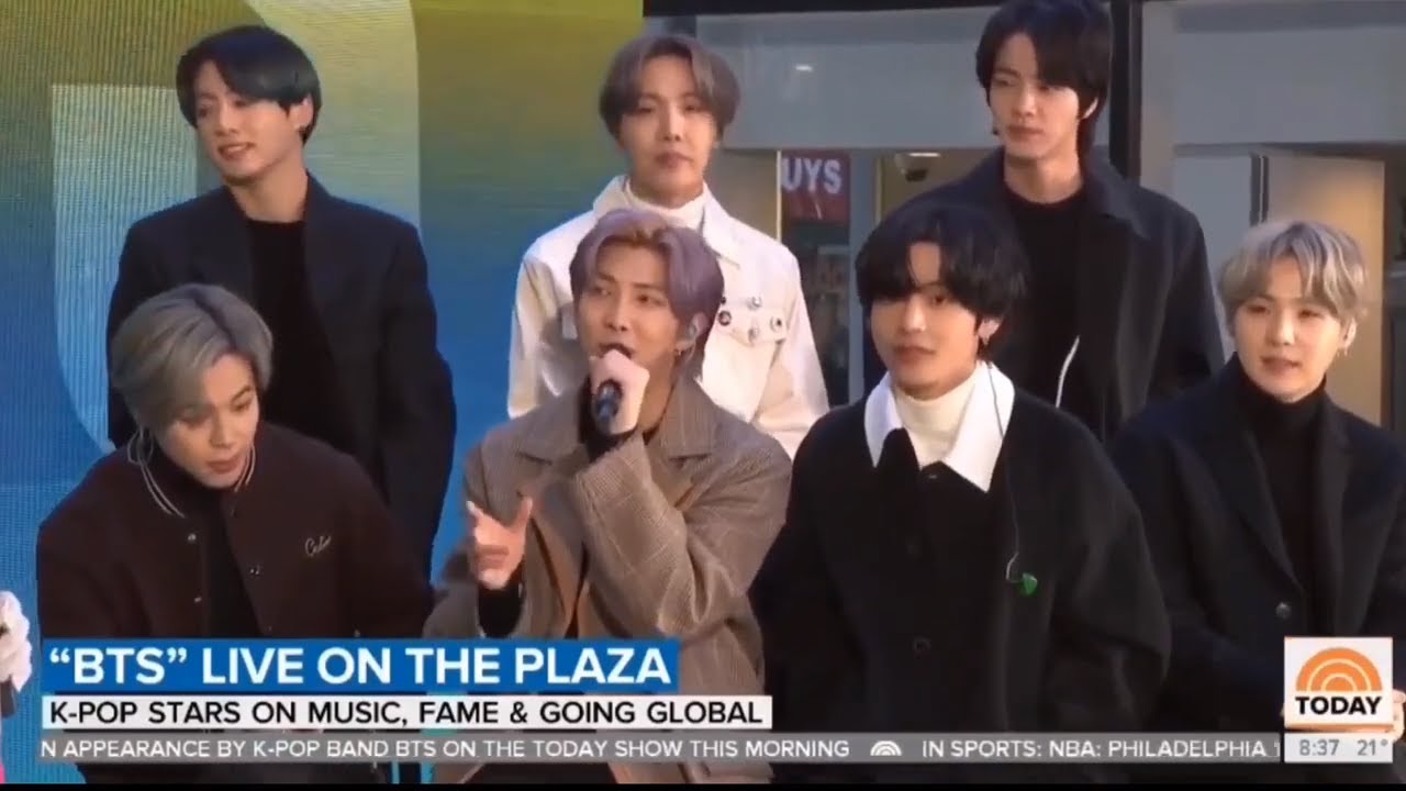 BTS Full Interview @ NBC TODAY SHOW live from USA! 2020