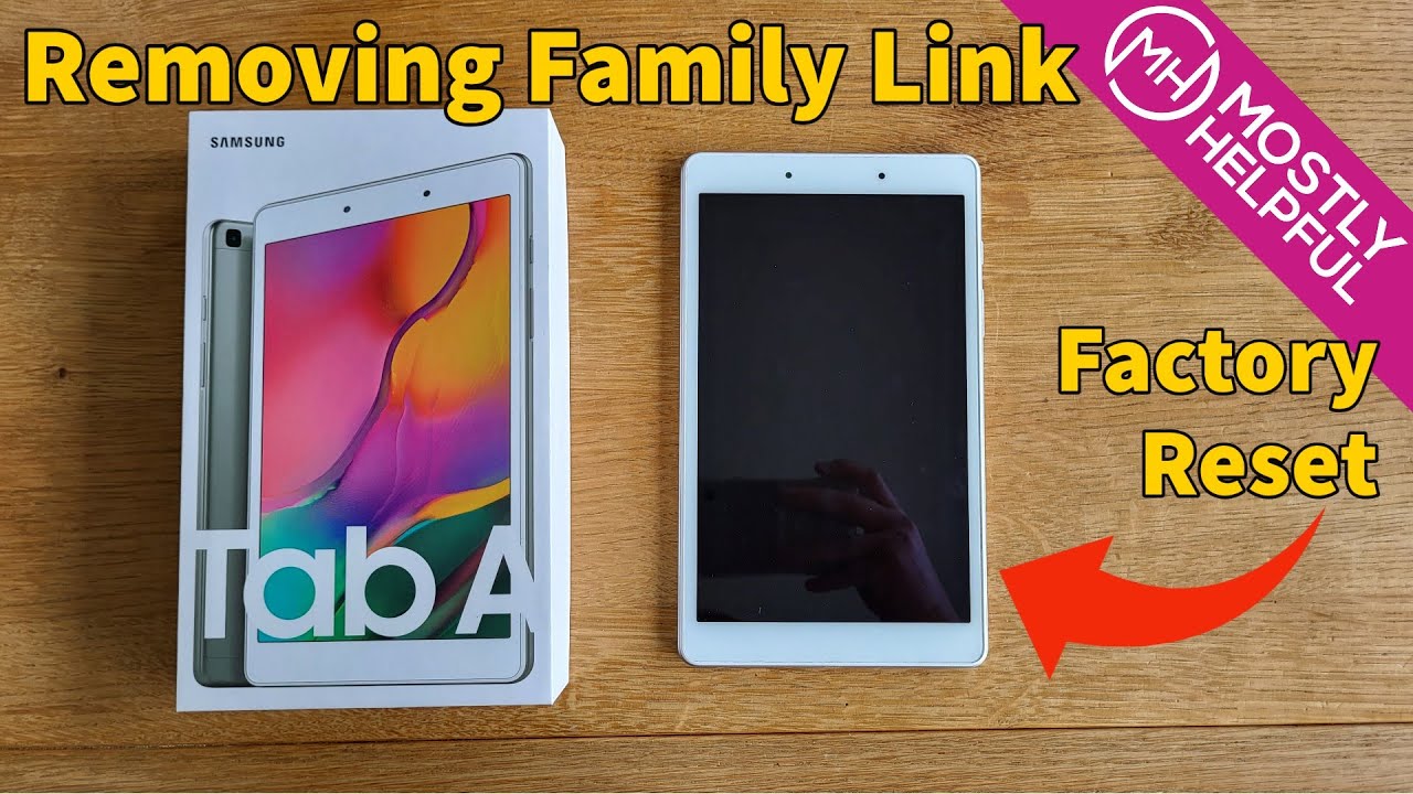 Google Family Link — как удалить с планшетов Android перед сбросом настроек к заводским.